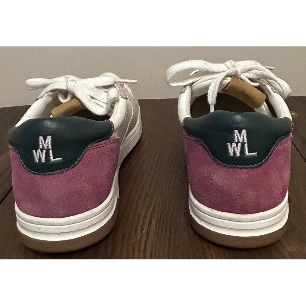 Madewell Women's Court Sneakers in‎ Leather and Suede Size Women 10.5 Men's 9M